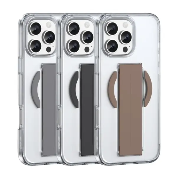 GREEN LION MAGSAFE GRIP CASE | INTEGRATED FLEXGRIP BAND | FOR IPHONE 16 PRO MAX | TITANIUM